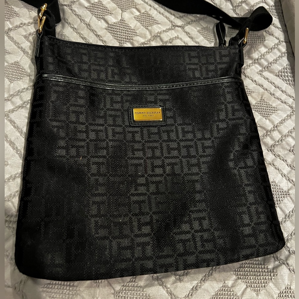 Tommy Hilfiger black bag with long strap brand new